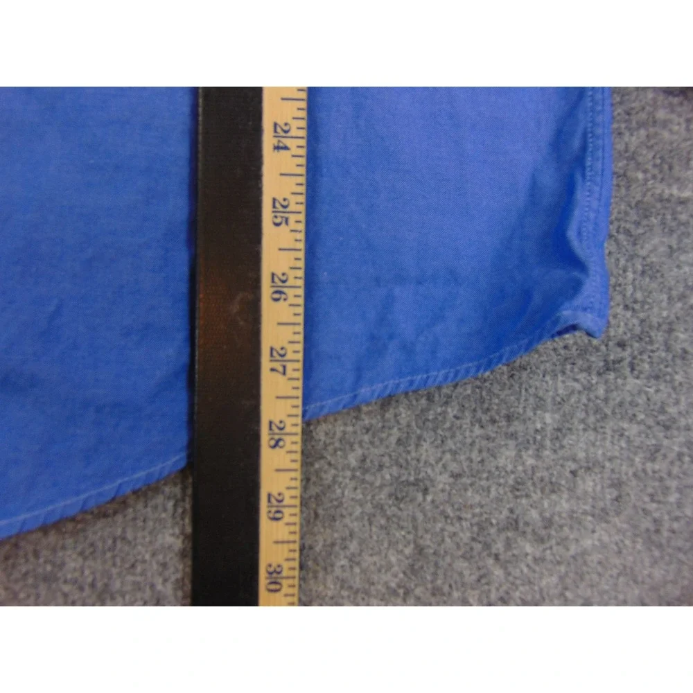 Brooks Brothers Dress Shirt Mens 17x34 Blue‎ Cotton Button Down